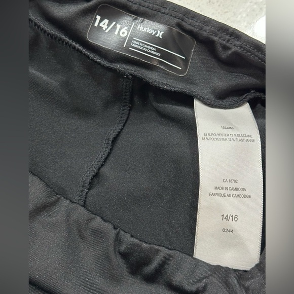 Hurley: Girls Leggings- Size 14/16 - Picture 5 of 5